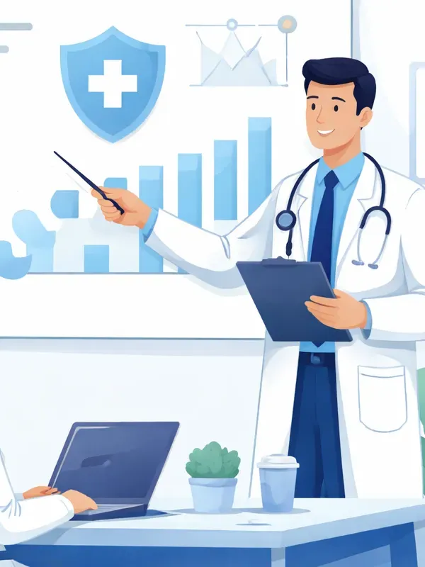 UDEM Akademi işyeri hekimliği eğitimi alan doktorlar ve modern işyeri hekimliği eğitim sınıfları.